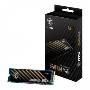 SSD M.2 2280 MSI Spatium M450 500GB 3D NAND NVMe PCIe Gen 4.0x4